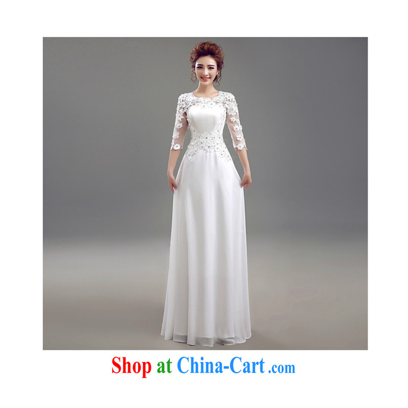 White Home About Gao Yuanyuan wedding dresses, sleeveless lace a Field shoulder retro beauty wedding goddess with stars, spring 2015, white tailored contact Customer Service