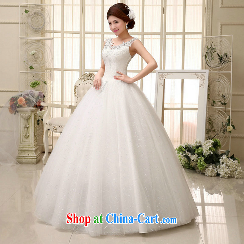 It is also optimized their wedding dresses new spring and summer double-shoulder video thin Korean bridal lace Openwork wedding dresses XS 1017 m White XXL, yet also optimize their swords into plowshares, and shopping on the Internet