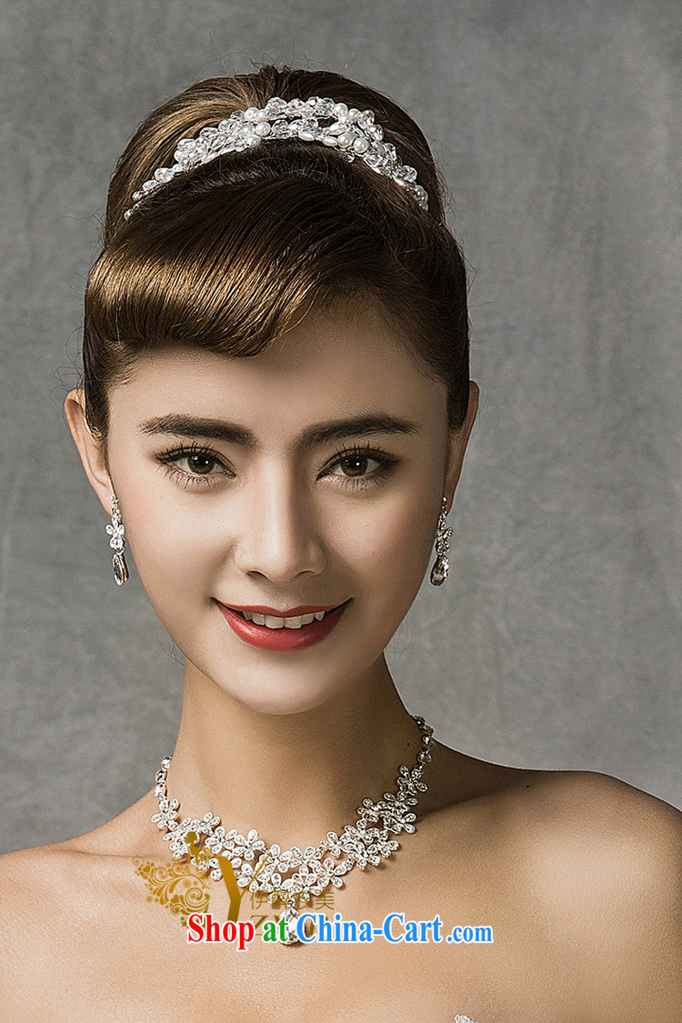 The drunk, the bridal headdress Crown necklace earrings 3-Piece Korean crystal hair accessories wedding jewelry jewelry Kit 2015 summer new bridal tiaras Crown earrings necklace pictures, price, brand platters! Elections are good character, the national distribution, so why buy now enjoy more preferential! Health
