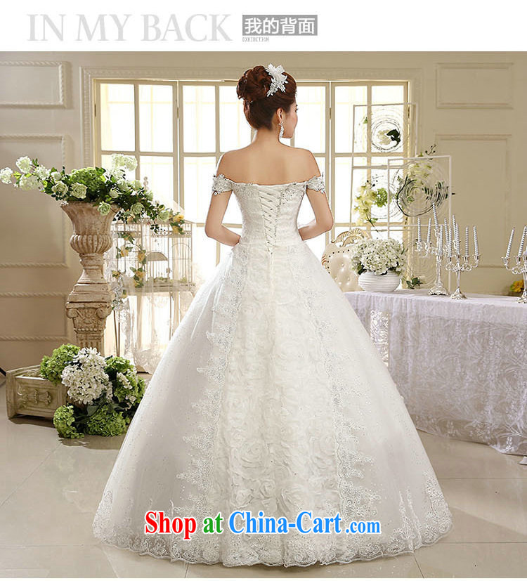 It is also optimized condolence a shoulder for wedding dresses with new spring and summer lace water drilling bride Korean Princess retro minimalist XS1021m White XXL pictures, price, brand platters! Elections are good character, the national distribution, so why buy now enjoy more preferential! Health