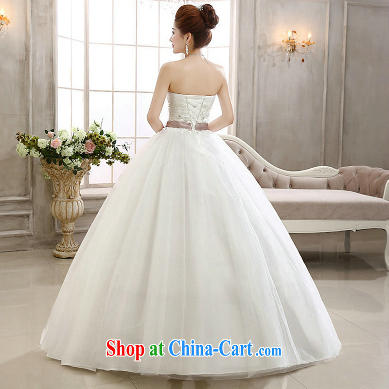 It is also optimized condolence new stylish high-waist Korean, pregnant women wedding butterfly knot bridal wedding dress XS 1022 m White XXL, Optimize color swords into plowshares, and shopping on the Internet