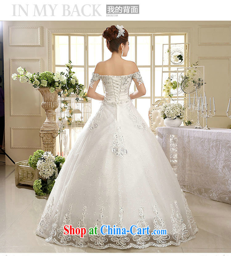 wedding dresses are optimized color Kingfisher new Korean version field shoulder diamonds, with graphics thin bridal wedding XS 1023 m White XXL pictures, price, brand platters! Elections are good character, the national distribution, so why buy now enjoy more preferential! Health