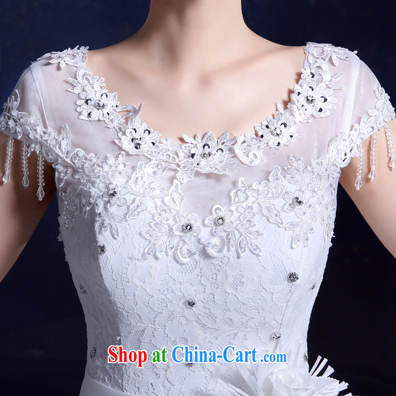 2015, Japan and the Republic of Korea wedding dress white wedding dresses bridal wedding dress toast serving the code summer with new white 2 XL, good service, and shopping on the Internet