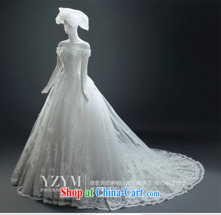 The drunken Yi Mei bridal wedding dresses a shoulder-tail wedding lace drilling 2015 cultivating Korean video thin large code summer wedding luxury with bridal wedding with S pictures, price, brand platters! Elections are good character, the national distribution, so why buy now enjoy more preferential! Health