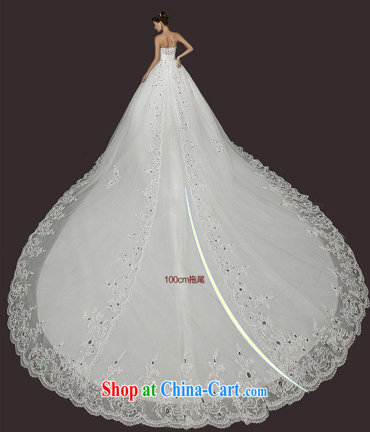 The drunken Yi Mei wedding dresses new 2015 summer luxury flash drill large-tail field shoulder bridal wedding dresses with bare chest wedding two through sleeve can be removed with custom images, price, brand platters! Elections are good character, the national distribution, so why buy now enjoy more preferential! Health