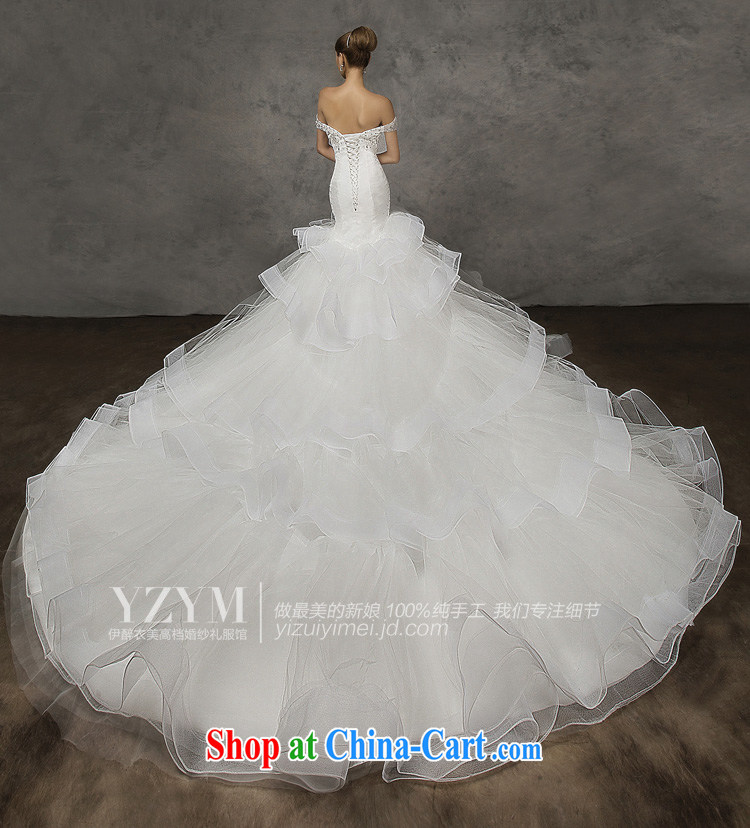 The drunken Yi Mei bridal wedding dresses new 2015 summer field shoulder high at Merlion the tail Wedding Fashion Sense of her eerily marriage bridal dresses wedding white custom pictures, price, brand platters! Elections are good character, the national distribution, so why buy now enjoy more preferential! Health
