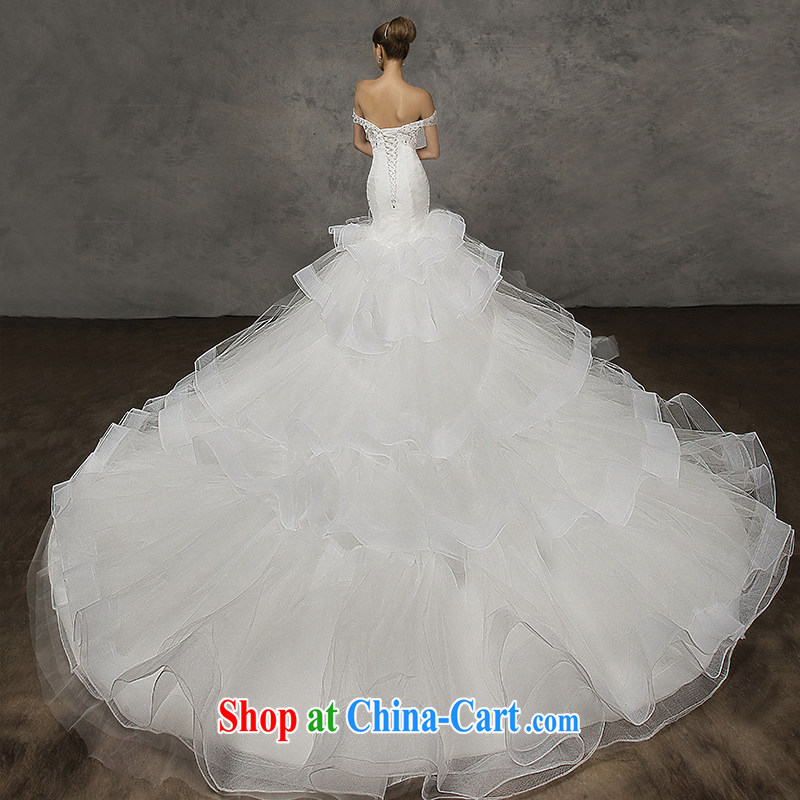 The drunken Yi Mei bridal wedding dresses new 2015 summer field shoulder high at Merlion the tail Wedding Fashion Sense of her eerily marriage bridal dresses wedding white customization, the drunken Yi Mei, shopping on the Internet