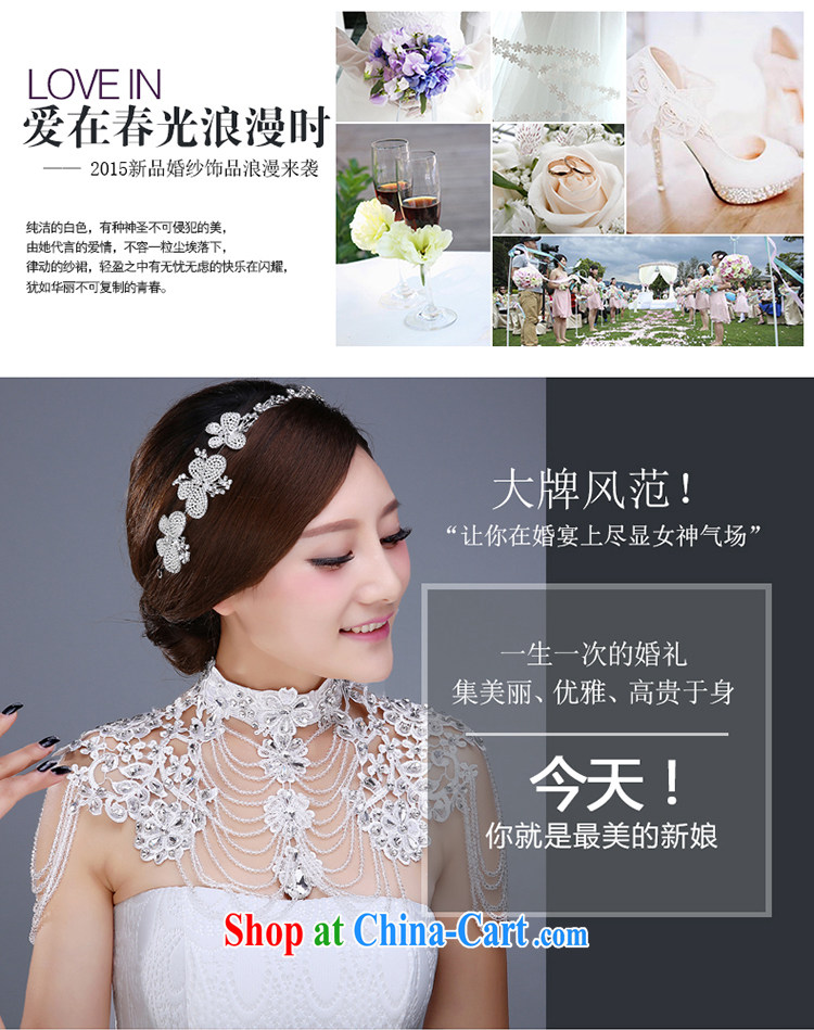 Marriages shoulder chain jewelry two-part kit marriage necklaces and ornaments the ornaments water drilling wedding dresses with shoulder trim hair accessories pictures, price, brand platters! Elections are good character, the national distribution, so why buy now enjoy more preferential! Health