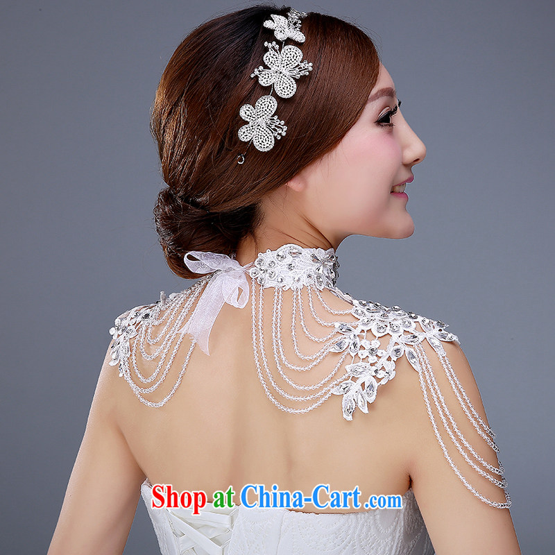Marriages shoulder chain jewelry two-part kit marriage necklaces and ornaments the ornaments water drilling wedding dresses with shoulder ornaments, jewelry, clothing and love, and, on-line shopping