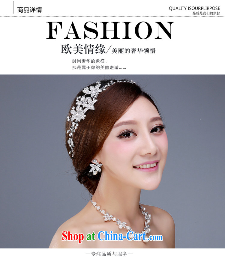 Bridal Crown 3-piece kit and Korean-style wedding dresses jewelry jewelry hair accessories necklaces earrings wedding accessories girls earrings necklace pictures, price, brand platters! Elections are good character, the national distribution, so why buy now enjoy more preferential! Health