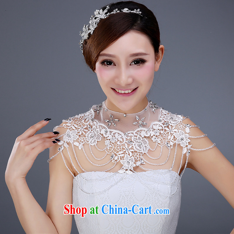 wedding dresses accessories bridal head-dress jewelry wedding Korean-style water drilling hair accessories wedding dresses hair accessories shoulder chain link shoulder clothing, love, and shopping on the Internet