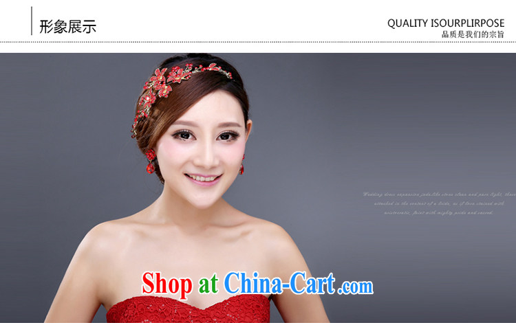 wedding dresses bridal hair accessories and ornaments red wedding jewelry wedding and take Korean-style wedding accessories women's images, price, brand platters! Elections are good character, the national distribution, so why buy now enjoy more preferential! Health