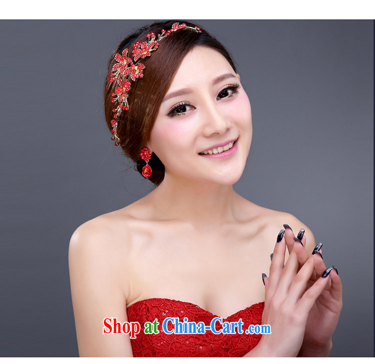 wedding dresses bridal hair accessories and ornaments red wedding jewelry wedding and take Korean-style wedding accessories women's images, price, brand platters! Elections are good character, the national distribution, so why buy now enjoy more preferential! Health