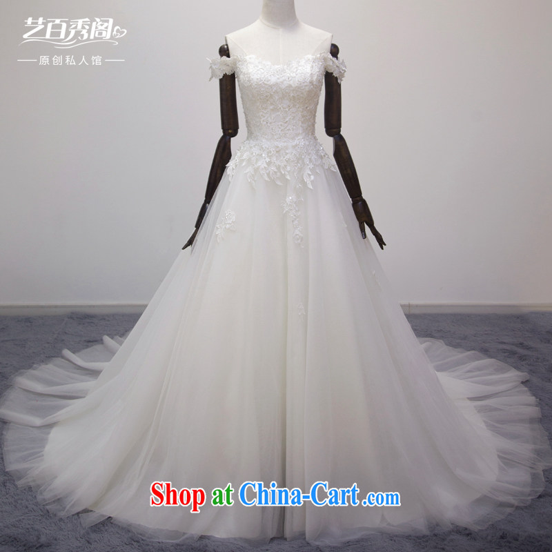 Art 100 Su Ge original design a Field shoulder cultivating short-tail lace bridal suite 2015 New staple-joo Korean brides with wedding white-tail custom +30, arts 100 Su Ge, shopping on the Internet