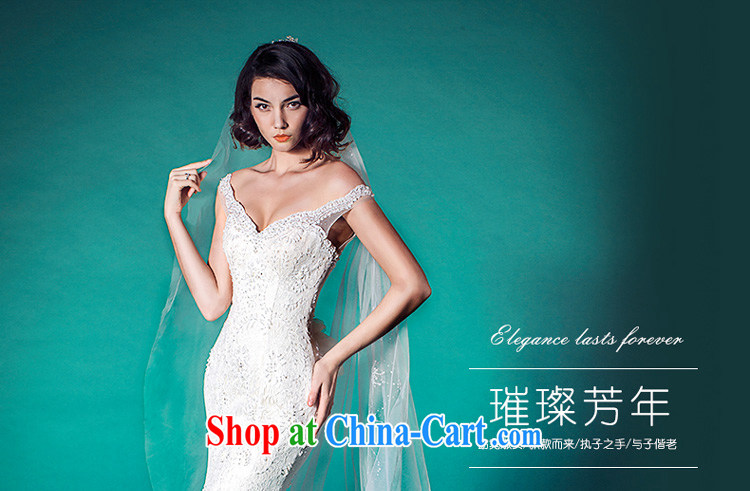 A yarn crowsfoot wedding tail wedding dresses spring 2015 Europe and America through lace wedding 401501388 white XXL code 30 days pre-sale pictures, price, brand platters! Elections are good character, the national distribution, so why buy now enjoy more preferential! Health