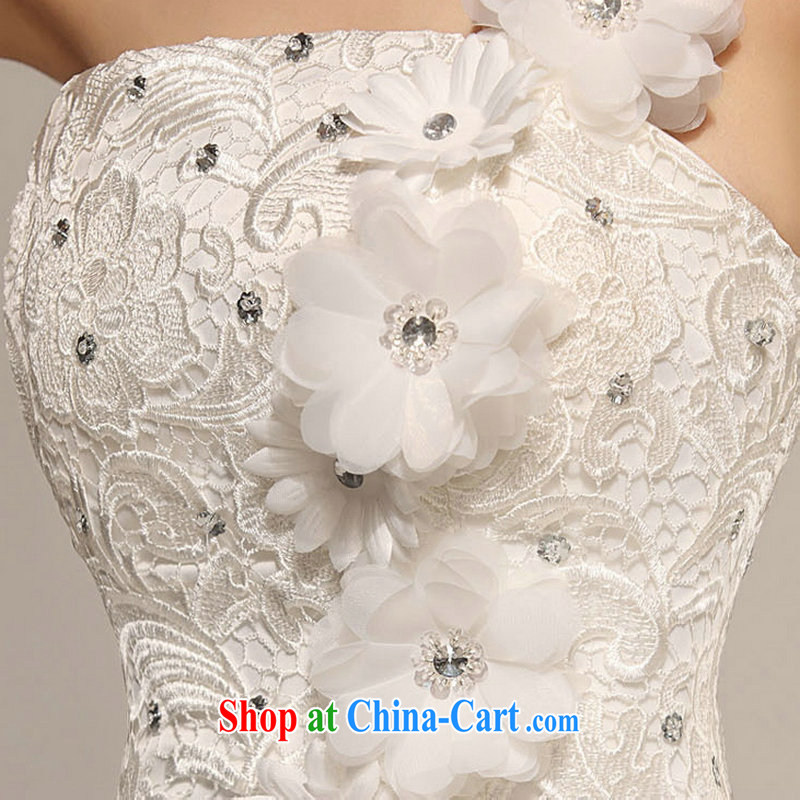 It is also optimized their wedding dresses, new Korean-style single shoulder high waist pregnant women with bridal wedding dresses summer maximum code beauty retro XS 1034 m White XXL, yet also optimize their swords into plowshares, and shopping on the In