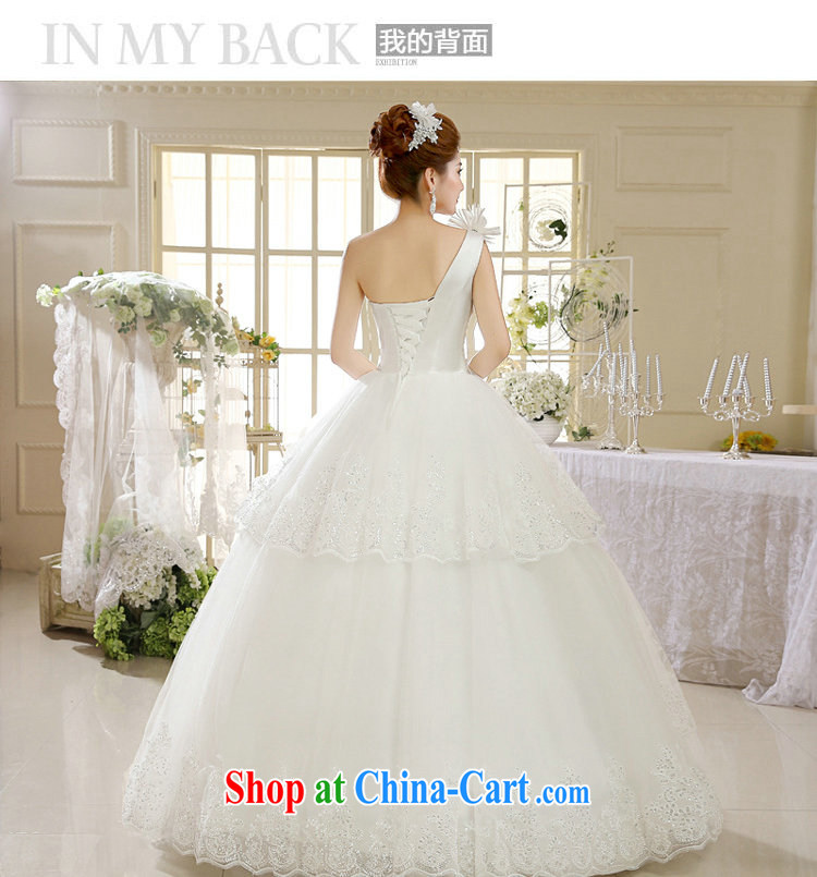 It is also optimized their wedding dresses new single shoulder white lace Korean style with retro spring wedding dress XS 1035 m White XXL pictures, price, brand platters! Elections are good character, the national distribution, so why buy now enjoy more preferential! Health