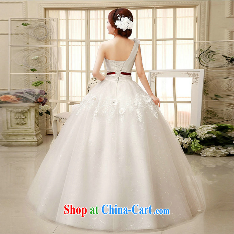 It is also optimized their swords into plowshares Princess wedding dresses new, large, bare chest stylish handmade flower Lace Embroidery tie with XS 1036 m White XXL, optimize color Kingfisher, shopping on the Internet