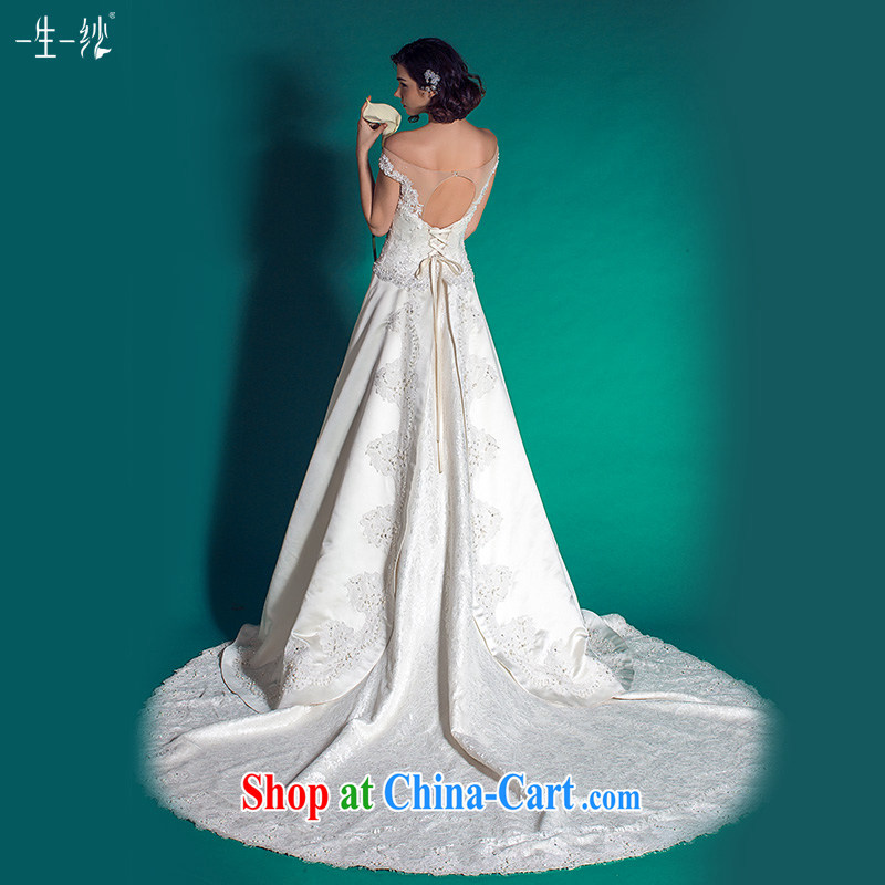 A yarn wedding retro beauty-tail wedding summer 2015 simple Princess skirt wedding 401501366 white XXL code 30 days pre-sale, a yarn, shopping on the Internet