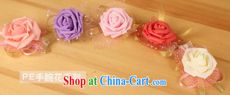 Wedding bridal bridesmaid wrist take sister to take Korean-style and a new humanity a wrist flower bridal accessories banquet wrist flower girl ribbon wrist pollen pictures, price, brand platters! Elections are good character, the national distribution, so why buy now enjoy more preferential! Health
