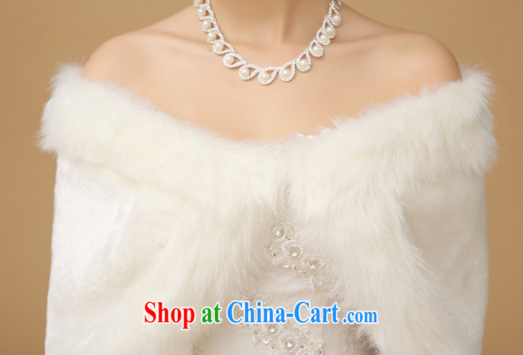 Up to Van Gogh's new winter thick bridal wedding shawl dress Warm rabbit hair edge shawl white the fur and the white shoulder width 36 - 43 CM pictures, price, brand platters! Elections are good character, the national distribution, so why buy now enjoy more preferential! Health