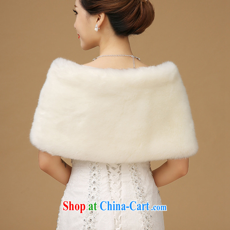 Up to Van Gogh's new winter extra-thick bridal wedding dresses warm rabbit hair on drill shawl white the Fur and the white shoulder width within 40 to pass through to Van Gogh (DFA), and on-line shopping