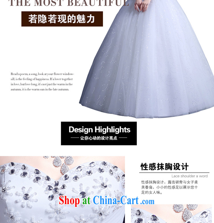 A service is a good wedding dresses 2015 new summer Korean-style chest bare wood drill style with tie-cultivating graphics thin white XXL pictures, price, brand platters! Elections are good character, the national distribution, so why buy now enjoy more preferential! Health