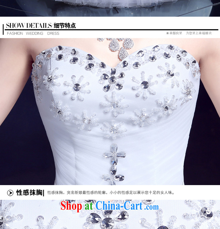 A service is a good wedding dresses 2015 new summer Korean-style chest bare wood drill style with tie-cultivating graphics thin white XXL pictures, price, brand platters! Elections are good character, the national distribution, so why buy now enjoy more preferential! Health