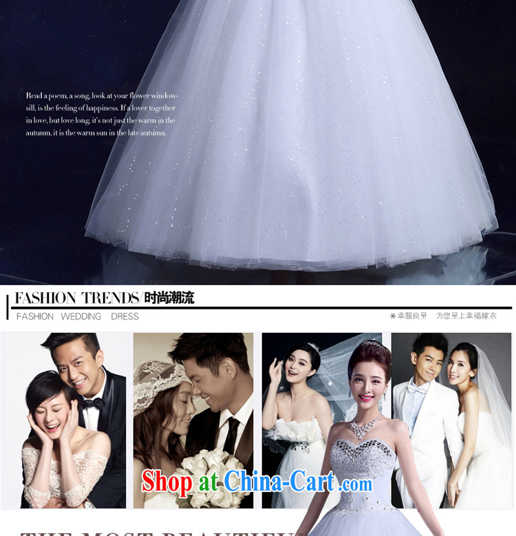 A service is a good wedding dresses new 2015 bride's bare chest wedding Korean Beauty graphics thin with parquet drill married Yi white XXL pictures, price, brand platters! Elections are good character, the national distribution, so why buy now enjoy more preferential! Health