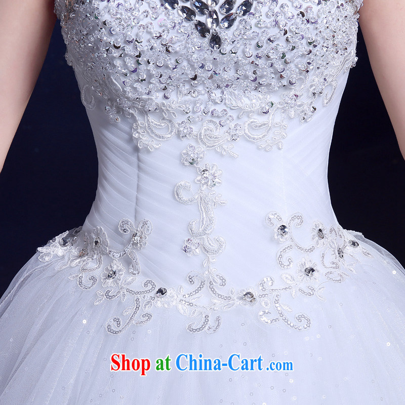 A service is a good wedding dresses new 2015 bridal erase chest wedding Korean Beauty graphics thin with parquet drill married Yi white XXL, good service, and, shopping on the Internet