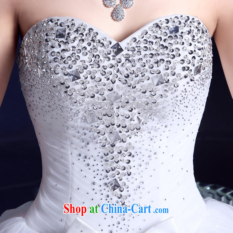 Serving a good solid marriages wiped his chest wedding 2015 New with graphics thin lace beauty Korea drill spring and summer female white XXL, good service, and, shopping on the Internet