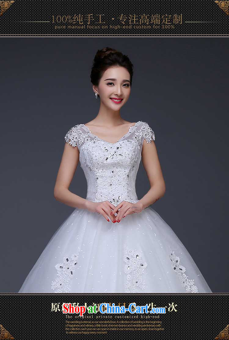 Pure bamboo yarn love wedding dresses new 2015 spring bridal field shoulder wedding shoulders with the Code Korean-style V-neck graphics thin summer white-tail XXXL pictures, price, brand platters! Elections are good character, the national distribution, so why buy now enjoy more preferential! Health