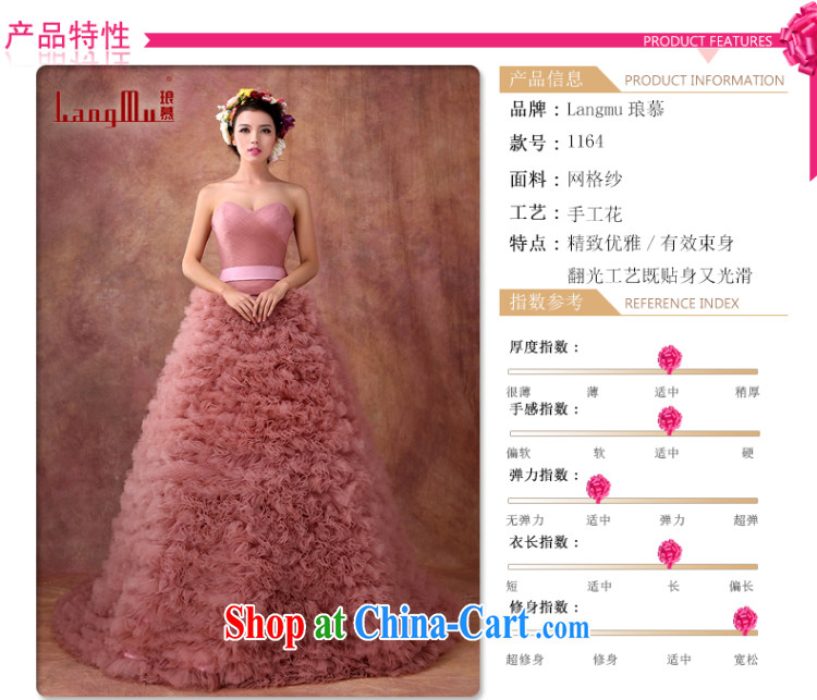 The lang 2015 new stylish wedding dresses 100 spending code graphics thin smears chest Princess tents wedding pregnant women need good custom 豆沙 red L pictures, price, brand platters! Elections are good character, the national distribution, so why buy now enjoy more preferential! Health