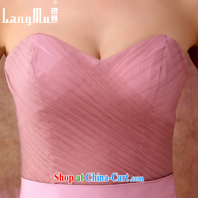 In Luang Prabang in 2015 of new stylish wedding dresses 100 take the code graphics thin smears chest Princess tents wedding pregnant women need to be high quality custom 豆沙 red L, Luang Prabang, and shopping on the Internet