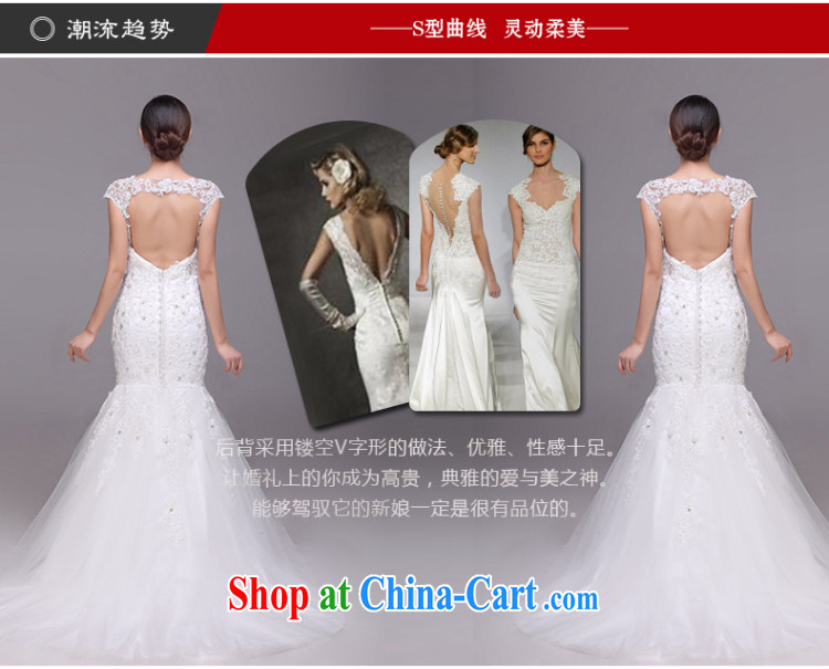 In Luang Prabang in 2015 of new, wedding dresses stylish terrace back crowsfoot double-shoulder bridal wedding custom white advanced custom pictures, price, brand platters! Elections are good character, the national distribution, so why buy now enjoy more preferential! Health