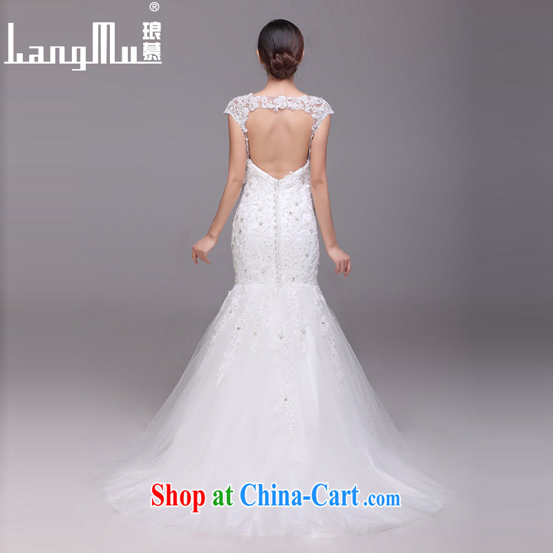 In Luang Prabang in 2015 of new, wedding dresses and stylish terrace back crowsfoot double-shoulder bridal wedding custom white advanced customization, Luang Prabang, and shopping on the Internet