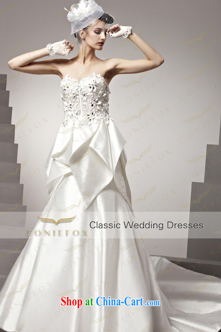 Creative Fox dress tailored wedding wiped his chest long Graphics thin Wedding Fashion Palace beaded wedding dresses sexy tail wedding dresses 90,190 white tailored pictures, price, brand platters! Elections are good character, the national distribution, so why buy now enjoy more preferential! Health