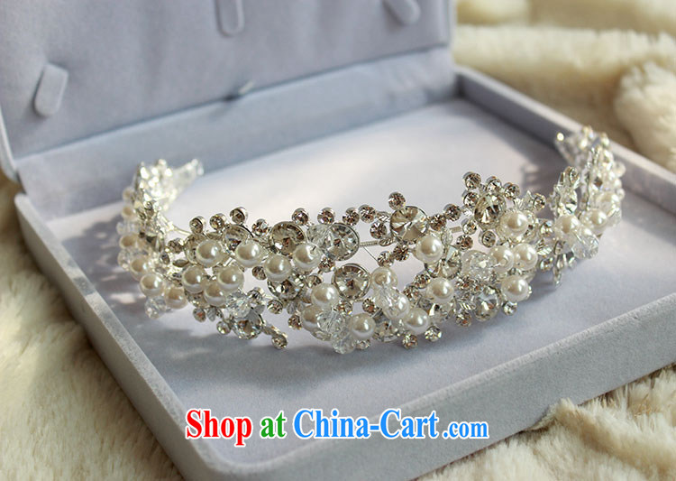 2015 bridal wedding dresses accessories Korean bridal Pearl water drilling Crown headdress bridal jewelry and ornaments wedding dresses accessories white pictures, price, brand platters! Elections are good character, the national distribution, so why buy now enjoy more preferential! Health