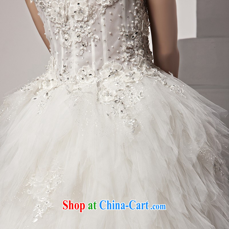Creative Fox high-end custom wedding dresses romantic only the US bridal red carpet-tail wedding upscale white wedding photo building photography wedding 90,165 white tailored to creative Fox (coniefox), online shopping