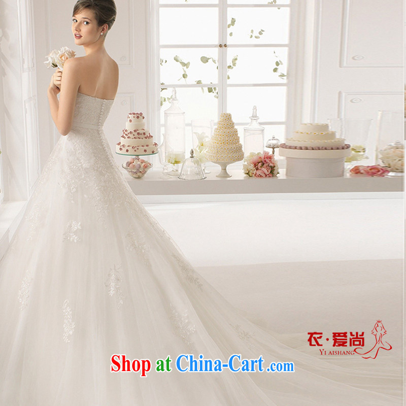 wedding dresses 2015 spring and summer new Korean-style marriages wiped his chest large, high quality with tail lace graphics thin white to make the $30 not return clothing, love, and shopping on the Internet