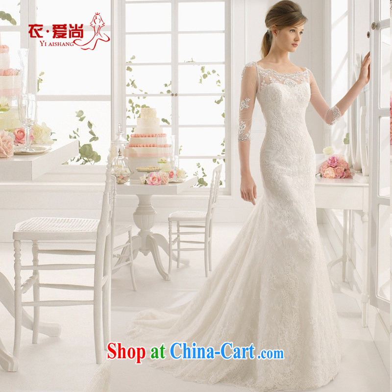 Marriage wedding dresses 2015 new spring and summer bridal shoulders high lace Princess graphics thin large code-tail with white to make the $30 do not return, and love, and, shopping on the Internet