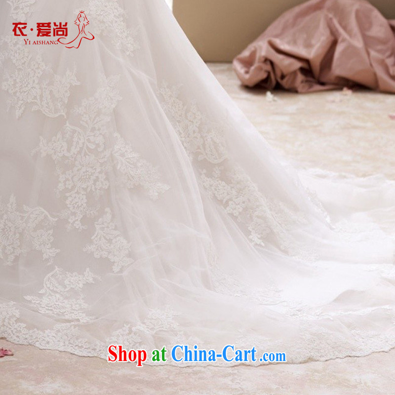 Yi love is wedding dresses 2015 spring and summer new Korean double-shoulder alignment to the tail wedding custom upscale bridal Wedding Video thin smears chest wedding dresses female white to make the $30 not return clothing, love, and shopping on the In