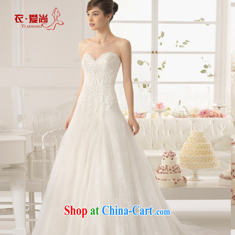 wedding dresses spring 2015 new Korean layout double-shoulder with custom upscale bridal graphics thin wiped his chest, wedding female white to make the _30 does not return