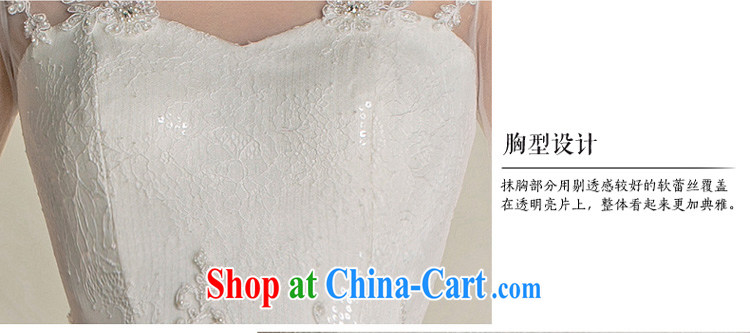 Bridal wedding 2015 new cuff in wedding a Field shoulder small tail graphics thin, Japan, and South Korea version the code lace wedding 40151058 white strap XL code 30 days pre-sale pictures, price, brand platters! Elections are good character, the national distribution, so why buy now enjoy more preferential! Health