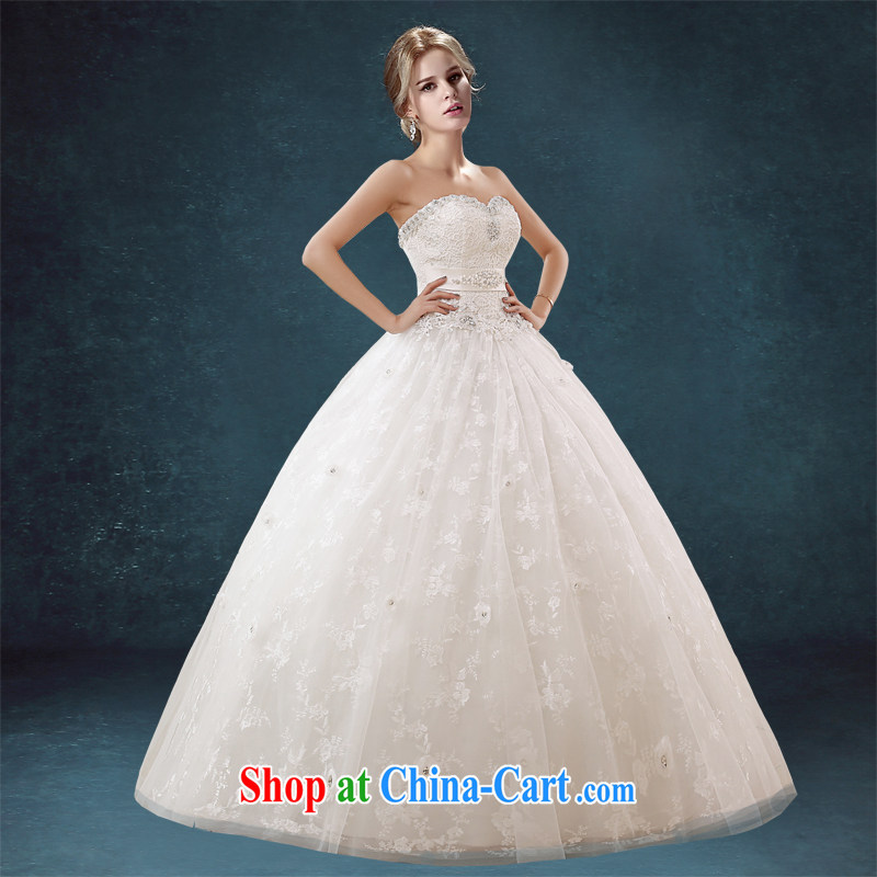 Kou Connie wedding bride female, Princess wedding continental Palace wiped off his chest in the Marriage Code erase chest dress custom dress white white tailored final 7 days, Kou Connie (JIAONI), and, on-line shopping