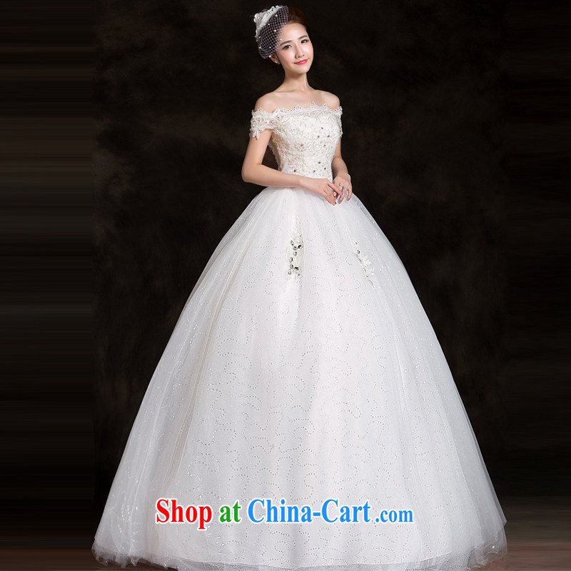 Leigh impression summer 2015 new Korean version to manually staple Pearl field shoulder lace graphics thin wedding XL impression, Leigh, shopping on the Internet