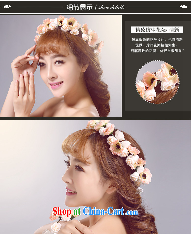 Ferrara Korean garlands the Ring Kit bridal bridesmaid children flower photography and seaside resort photo photography props pictures, price, brand platters! Elections are good character, the national distribution, so why buy now enjoy more preferential! Health