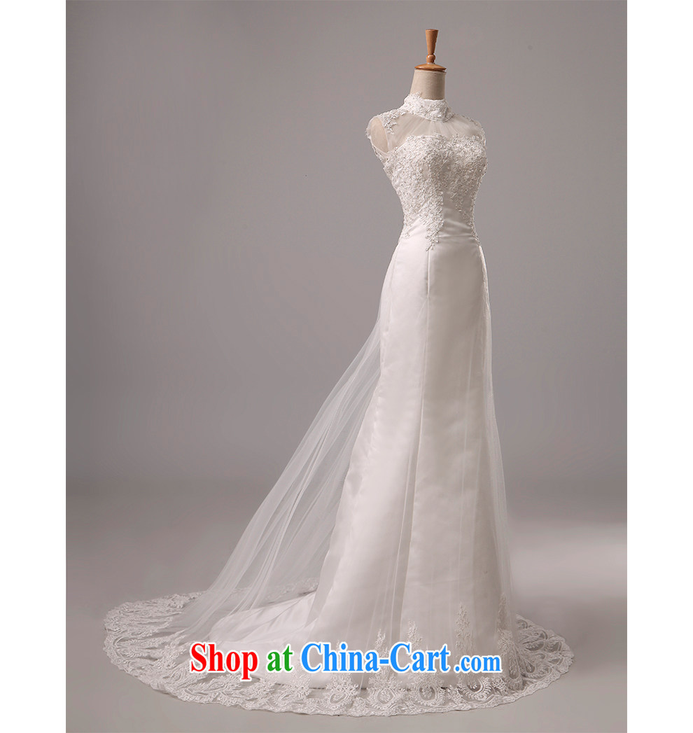 The beautiful yarn BEAUTY package and crowsfoot small-tail wedding double-shoulder back exposed video thin straps bridal wedding lace wedding 2015 New factory direct made white customizable pictures, price, brand platters! Elections are good character, the national distribution, so why buy now enjoy more preferential! Health