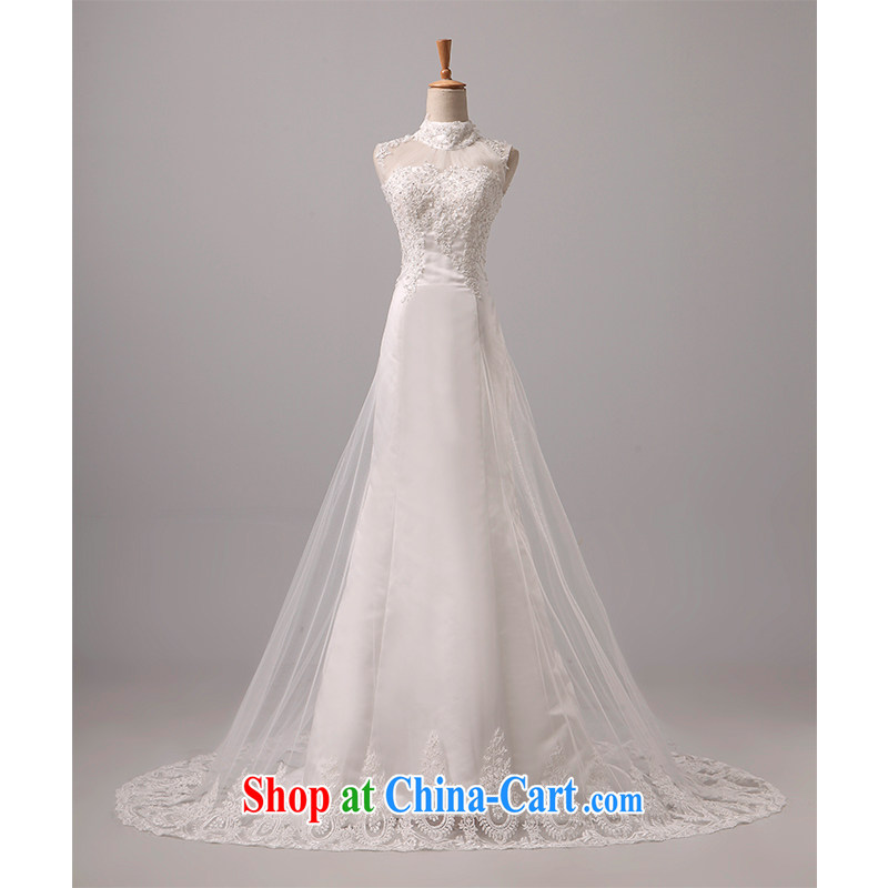 The beautiful yarn BEAUTY package and crowsfoot small-tail wedding double-shoulder back exposed video thin straps bridal wedding lace wedding 2015 New factory direct custom white customizable