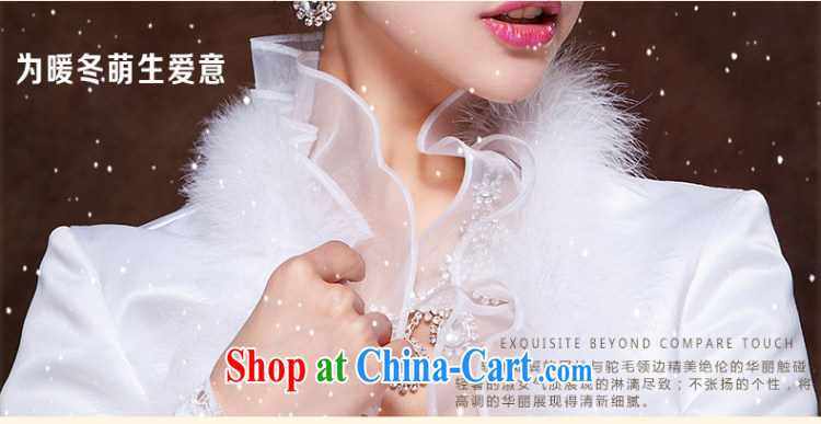 In Luang Prabang in 2015 of new long-sleeved wool collar shawl bridal wedding dresses the mandatory shawl noble spaniel leaders shawl white L pictures, price, brand platters! Elections are good character, the national distribution, so why buy now enjoy more preferential! Health
